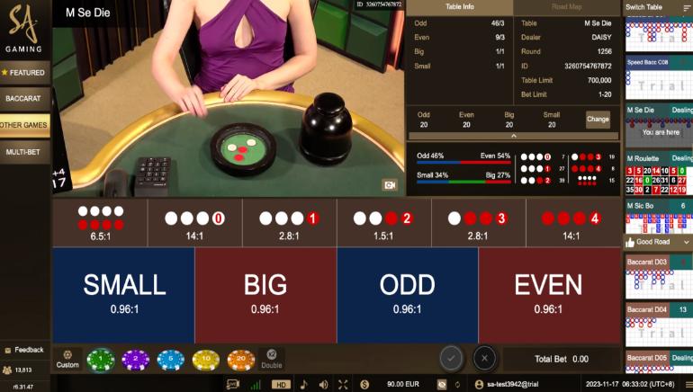 SeDie Live Dealer Screenshot 2