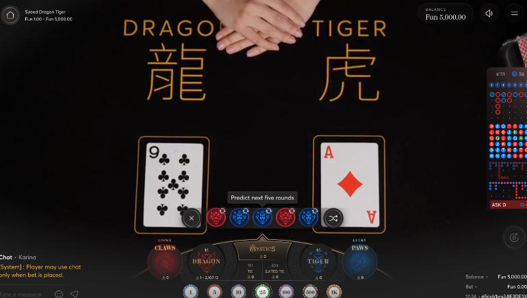 Speed Dragon Tiger Bet